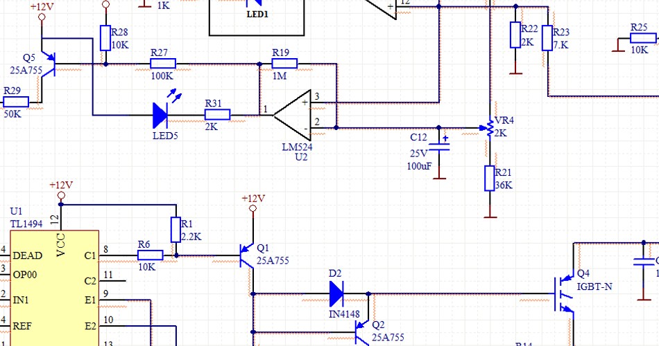 PCBA電路原理圖英文縮寫